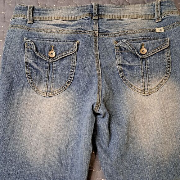lei Ashley cropped jeans size 11 - Picture 5 of 5